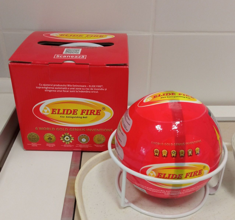 660-19-2023 ELIDE FIRE BALL (ELB01) automatikus tűzoltó labda